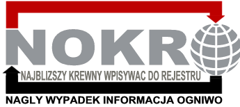 Narodowy Najbliższy krewny Wpisywać do rejestru NOKR ) Międzynarodowy Nagły wypadek Informacja Ogniwo